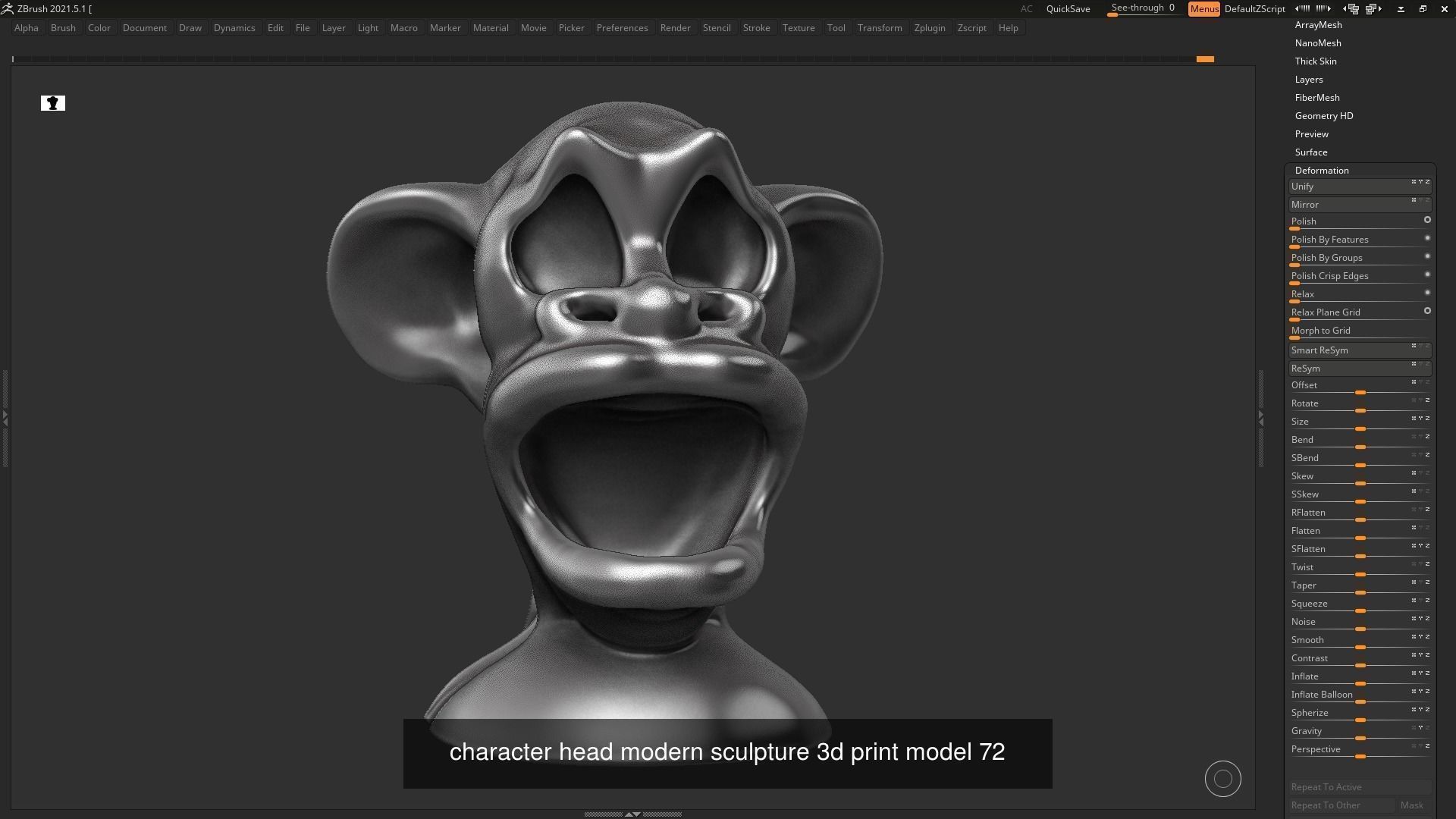 139 Modern Abstract Decorative sculpture 3d print 3D Model Collection_108