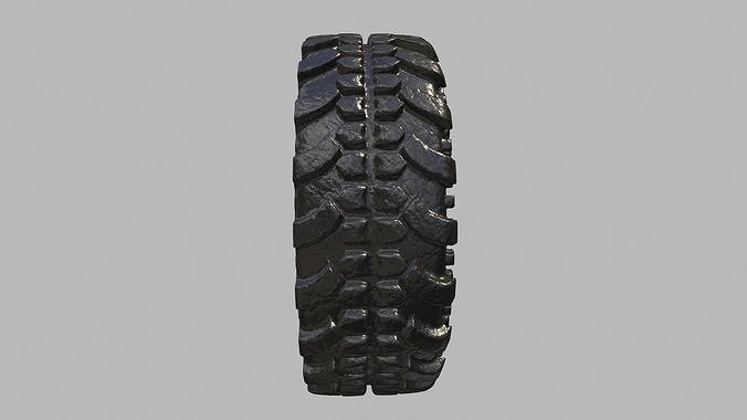Tire 4K 3D model 2