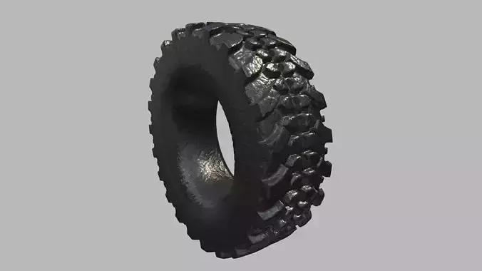 Tire 4K 3D model