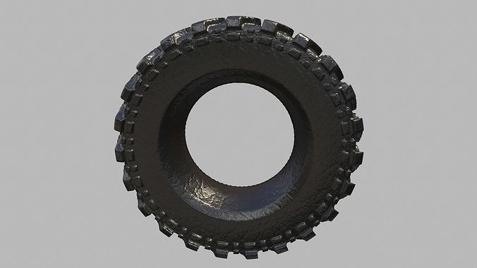 Tire 4K 3D model 4