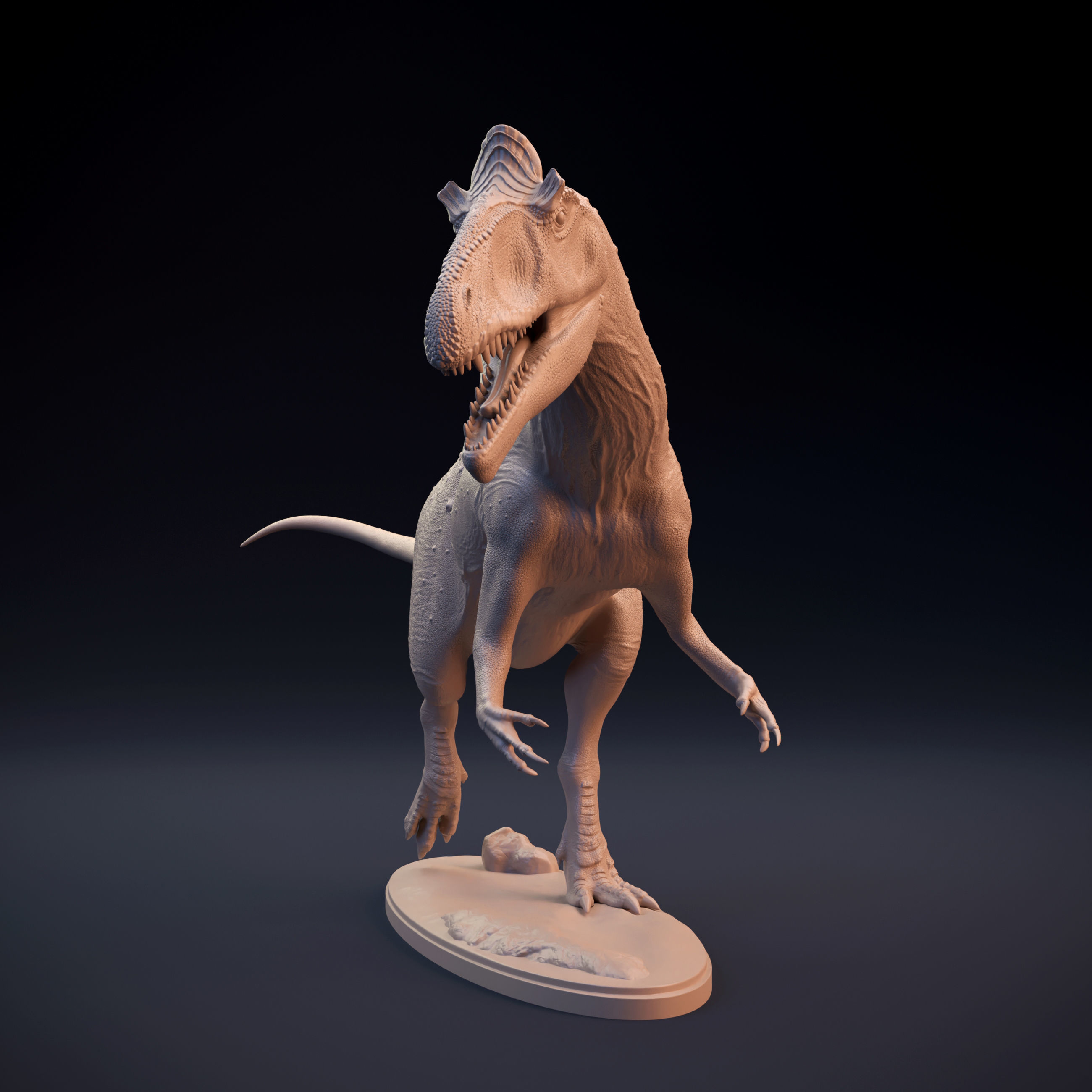 Cryolophosaurus Ellioti  3D print model_1