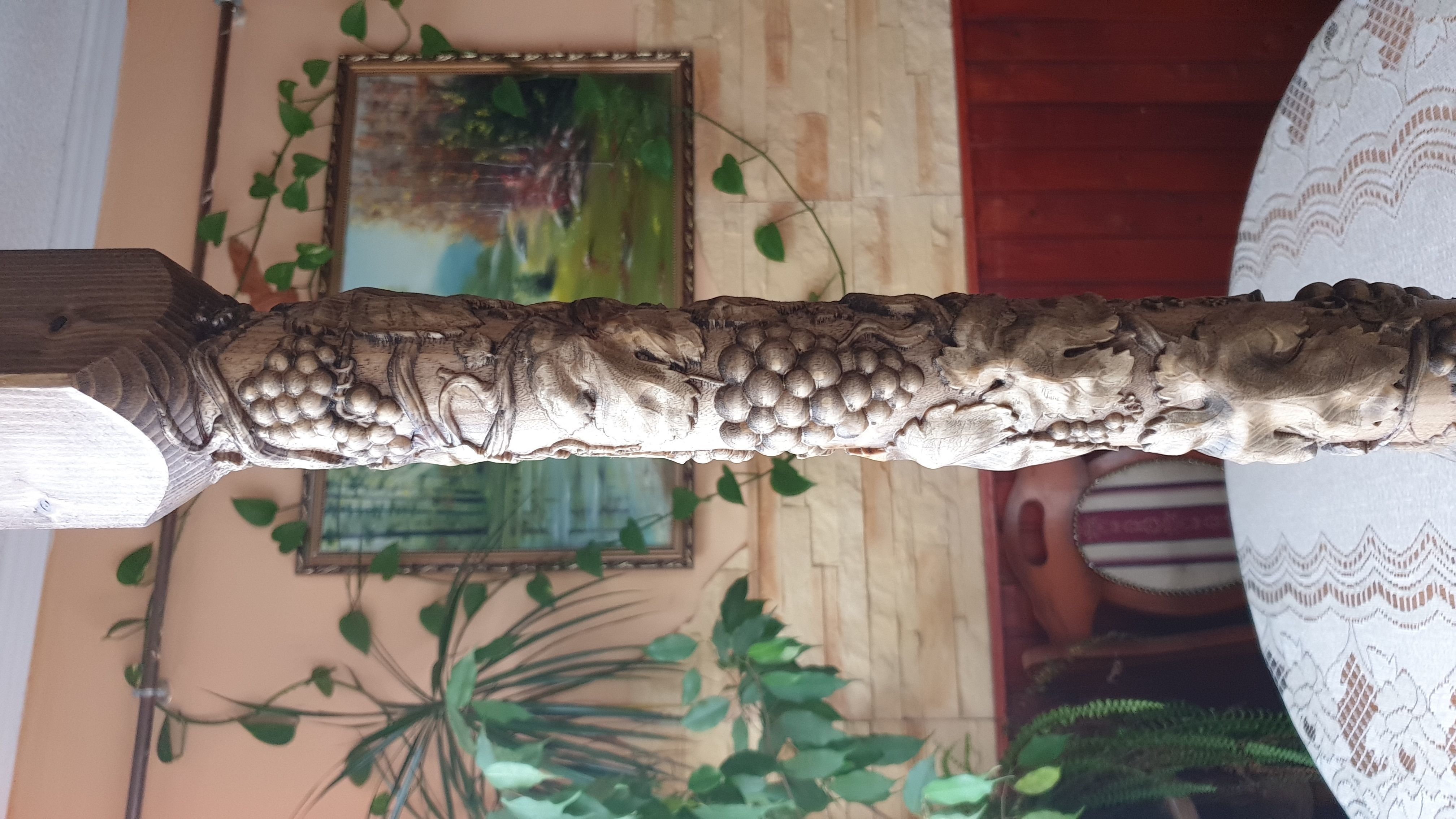 Grapes column For CNC  3D model_7