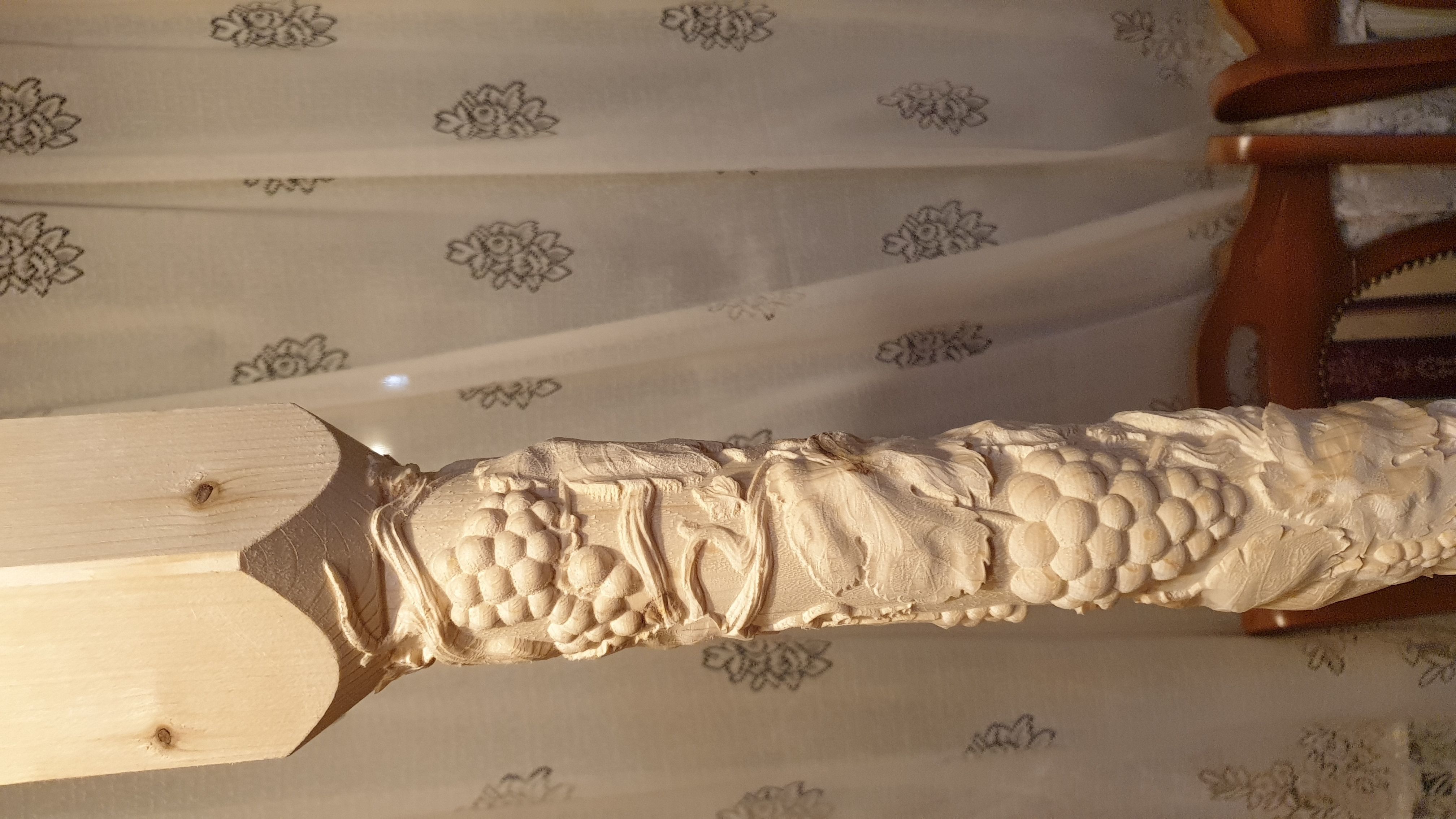 Grapes column For CNC  3D model_3