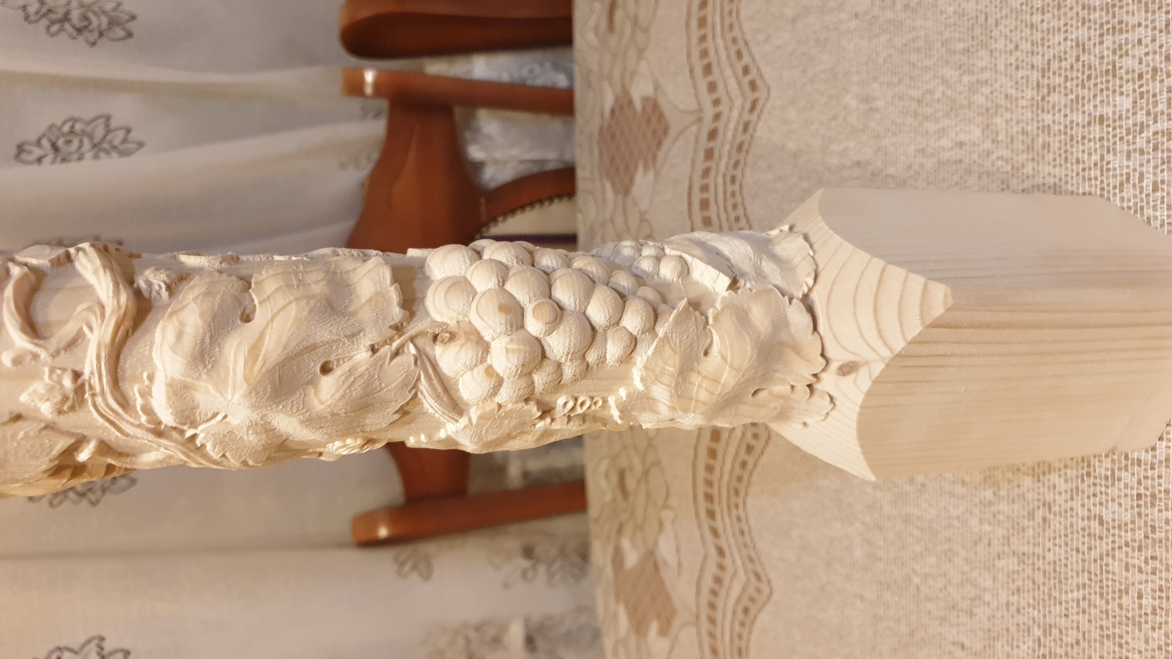 Grapes column For CNC  3D model_2