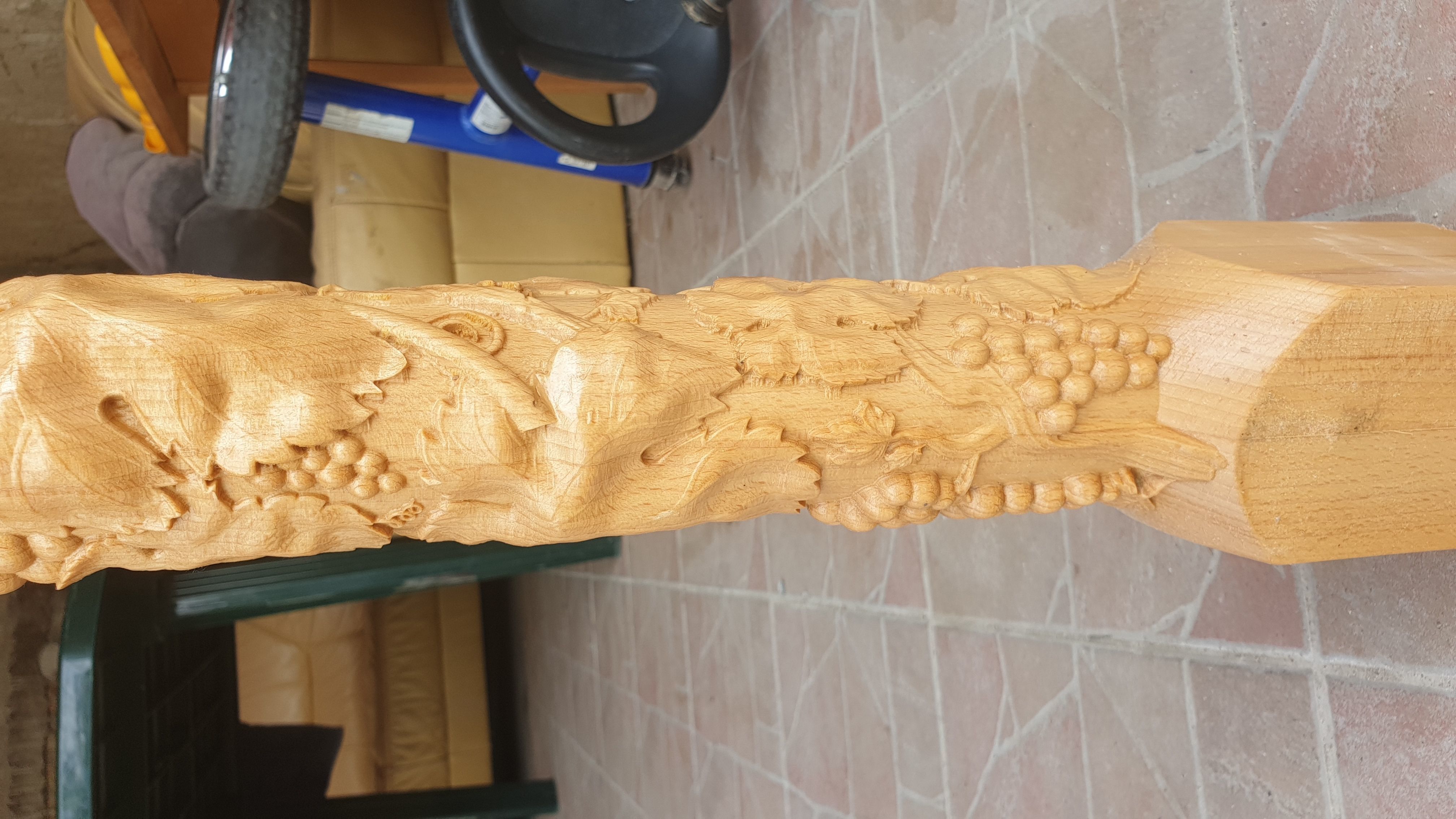 Grapes column For CNC  3D model_9