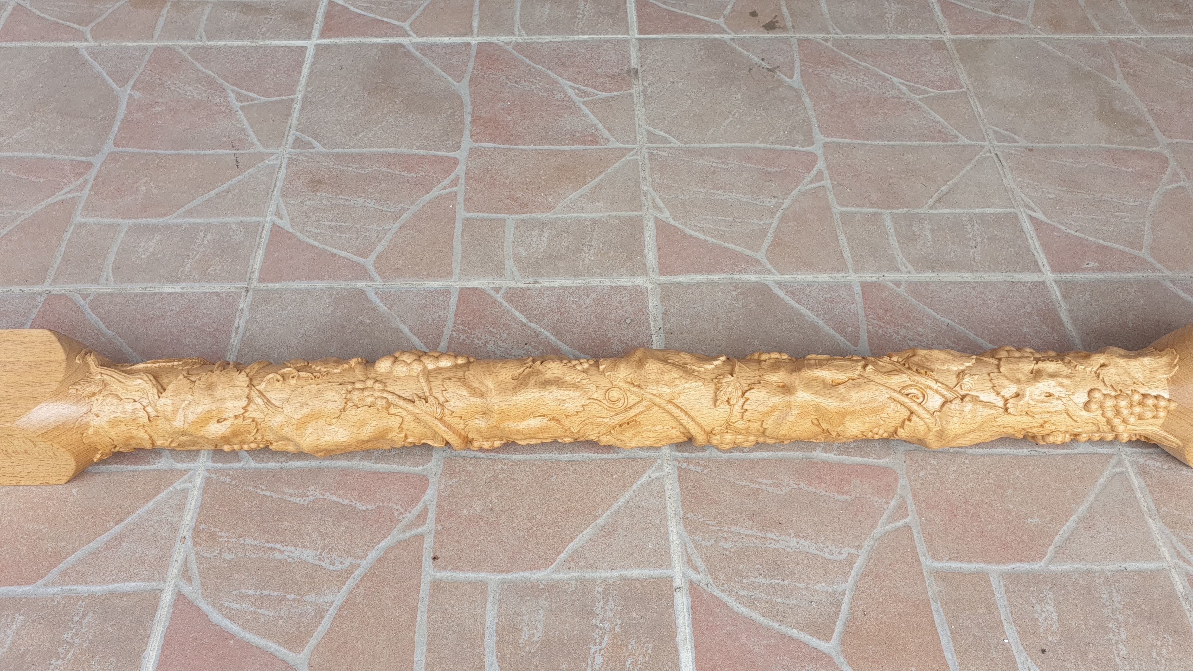 Grapes column For CNC  3D model_10