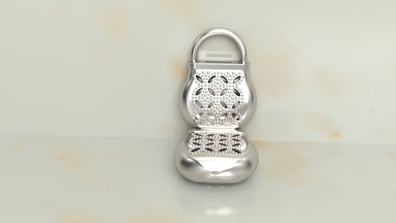 BAG LEAF PATTERN MODEL 1 3D print model_2