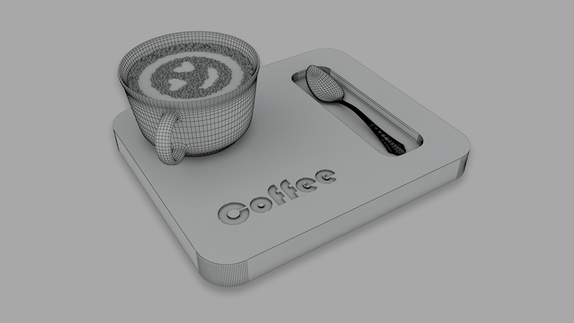 Realistic Low Poly Bread And Cookie Collection Low-poly 3D model_14