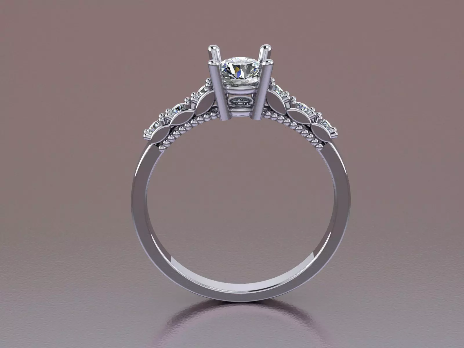 Diamond Ring 127 3D print model