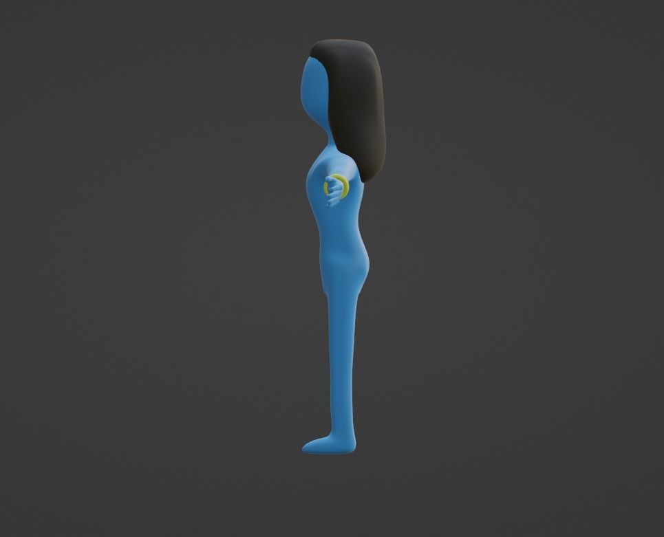 3D Stick Man 3D model_3