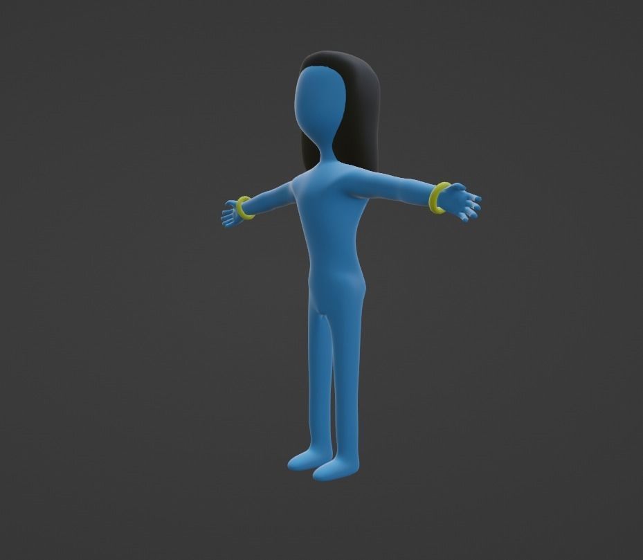 3D Stick Man 3D model_6