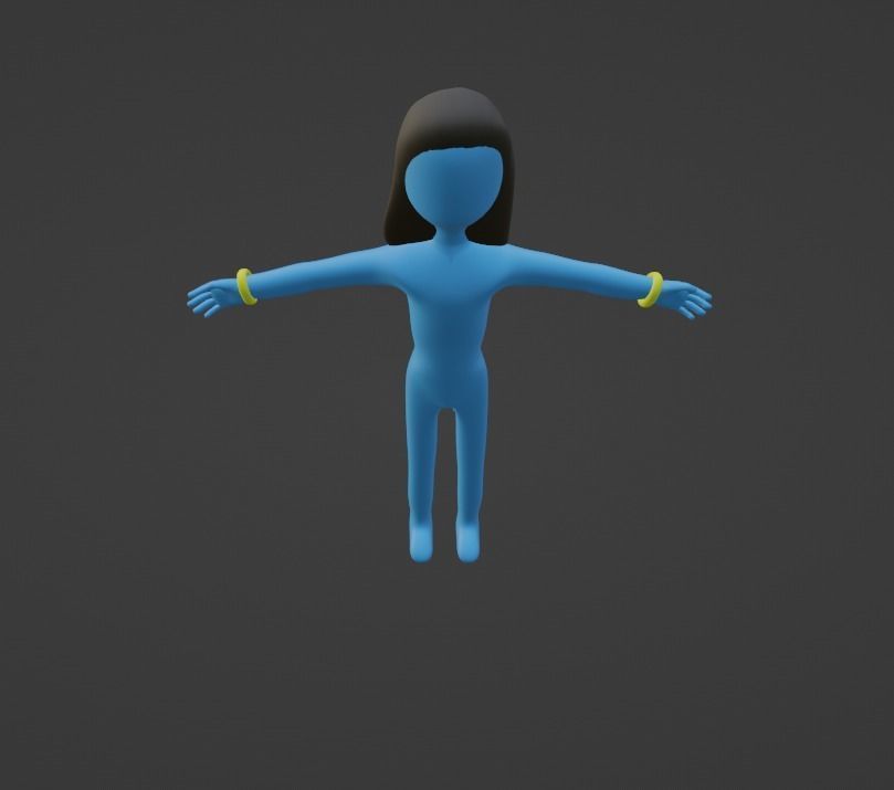 3D Stick Man 3D model_7