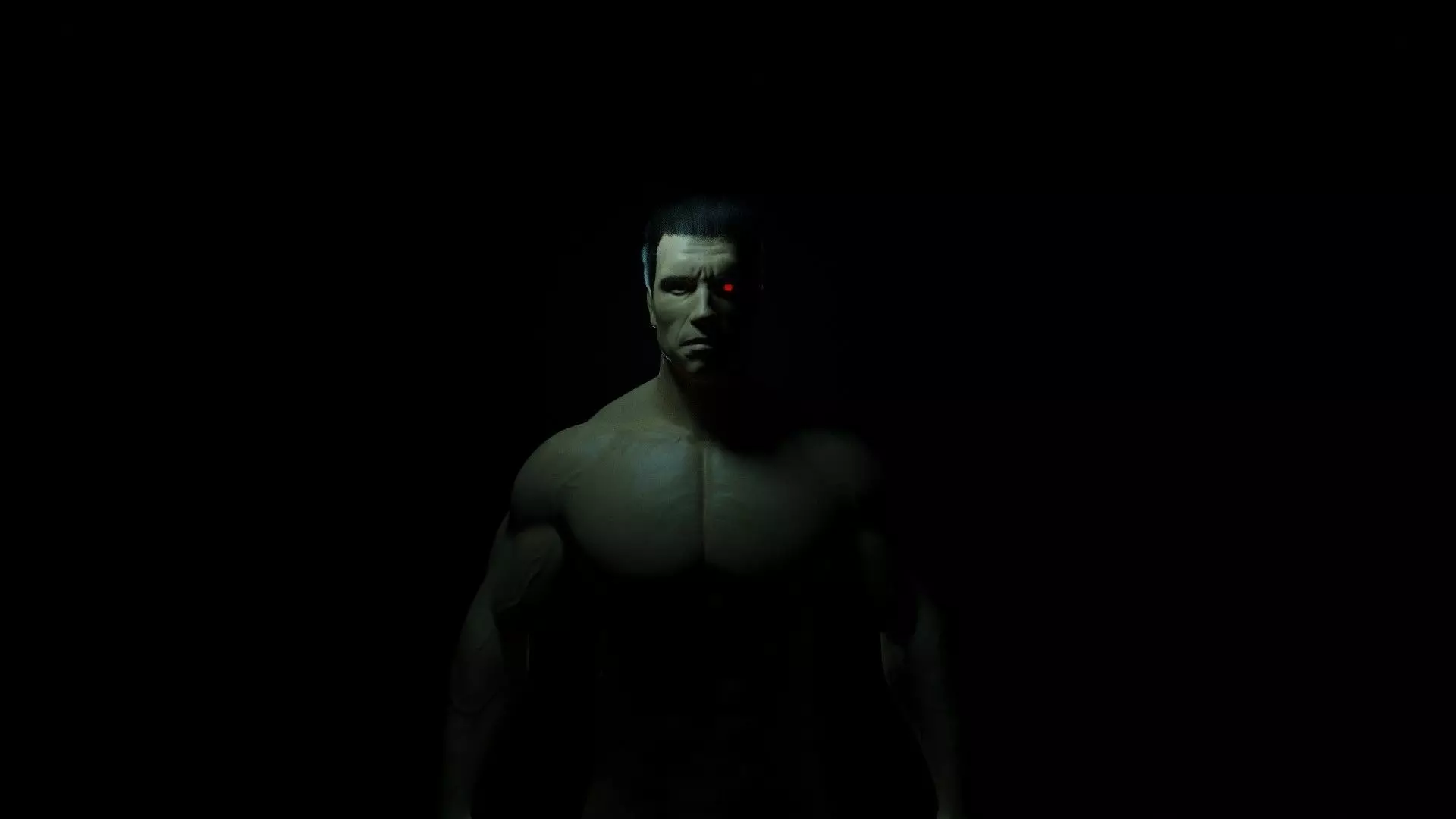 TerminatorArnie man Low-poly 3D model