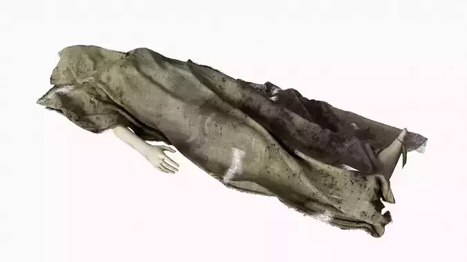 Stylized dead body vol4 3D model