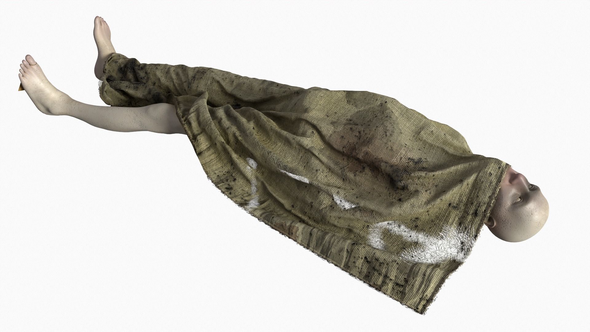 Stylized dead body vol5 3D model_3