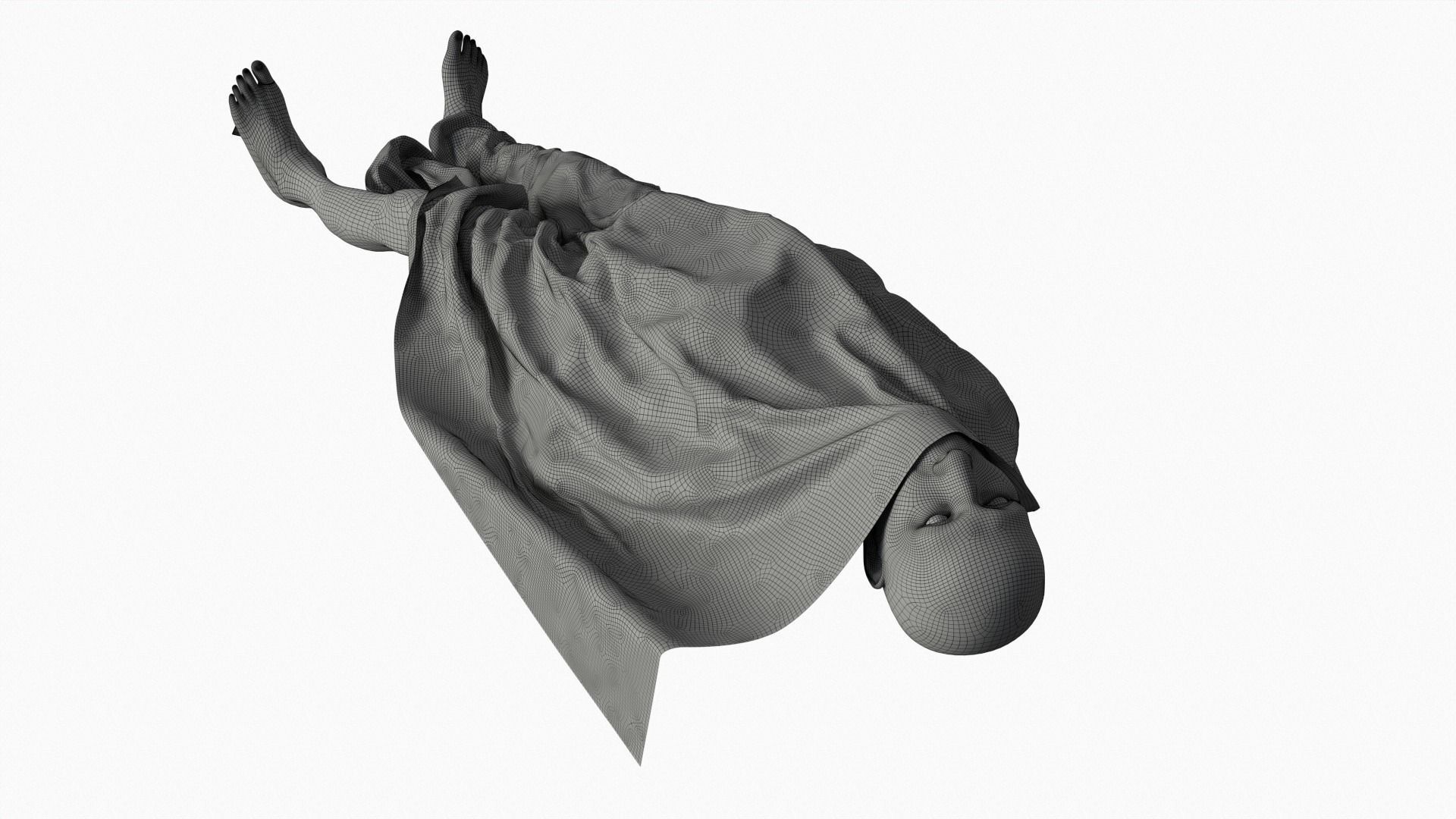 Stylized dead body vol5 3D model_11