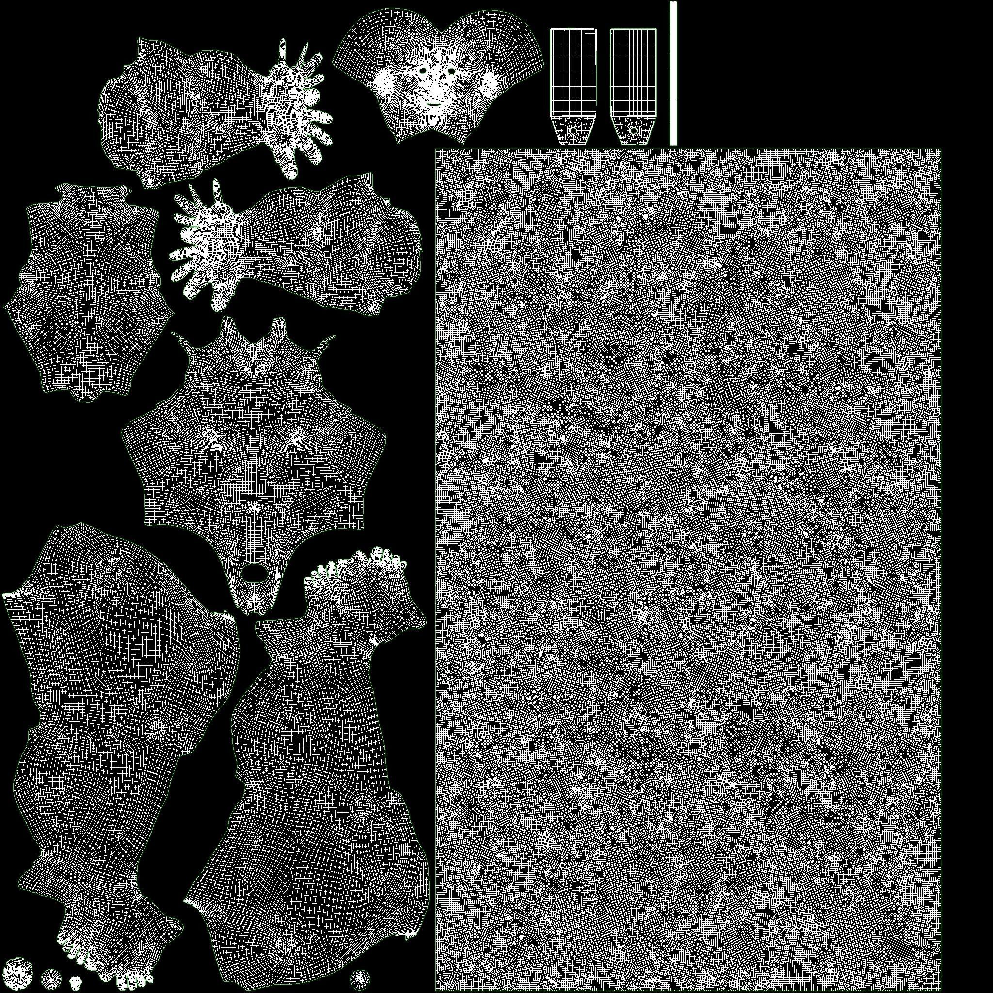 Stylized dead body vol5 3D model_12