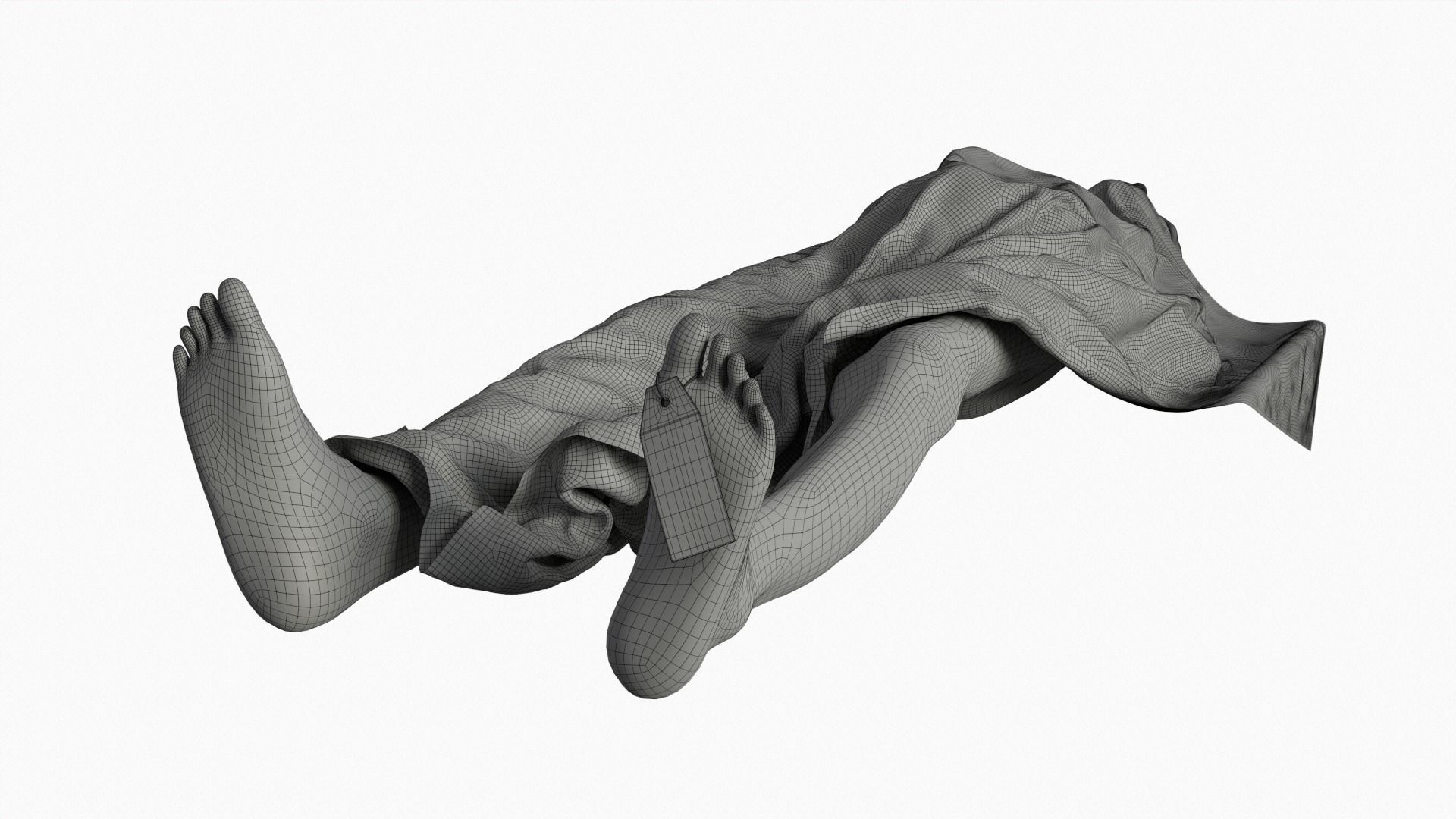 Stylized dead body vol5 3D model_10