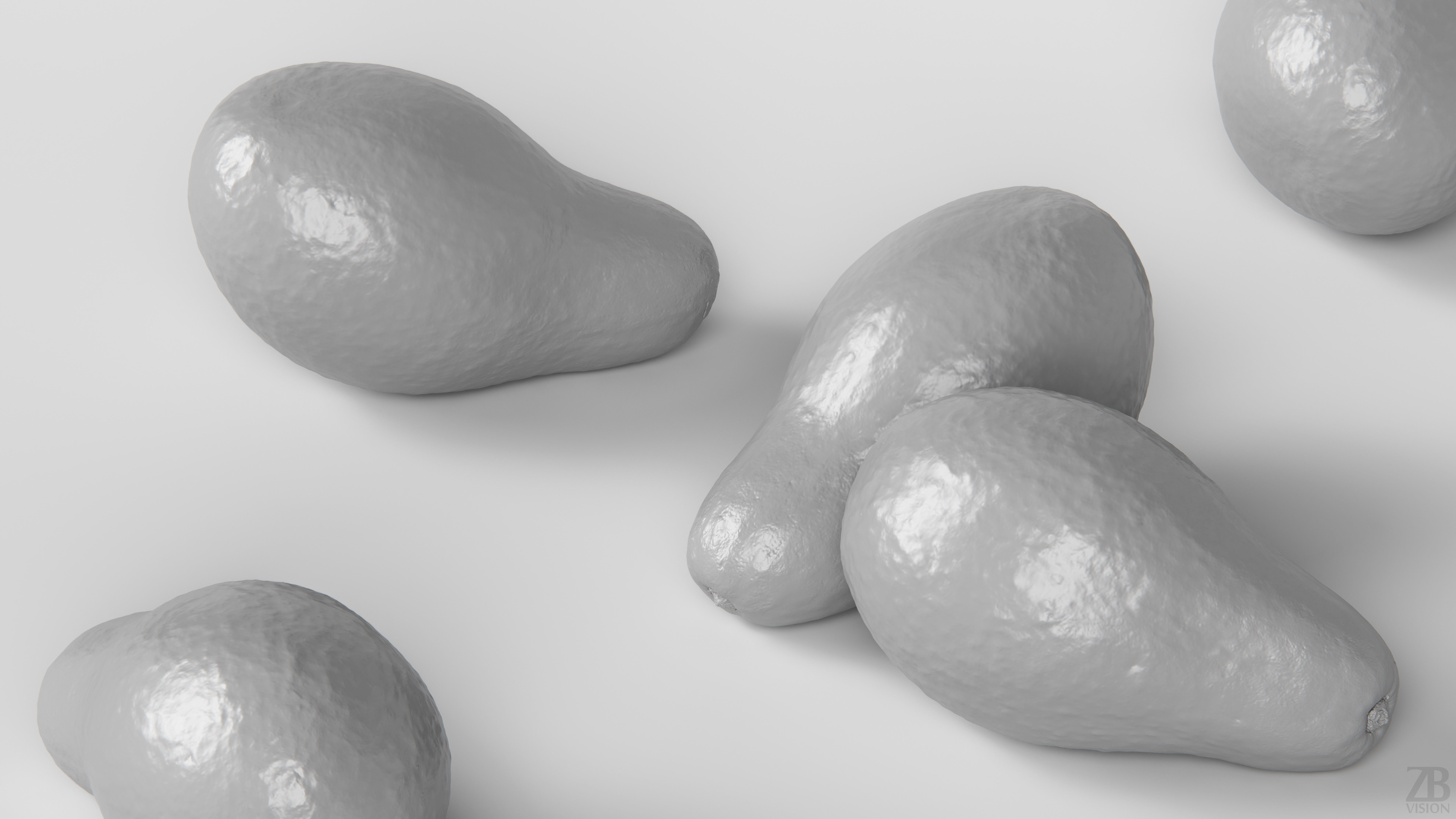 Avocado 3D model_3