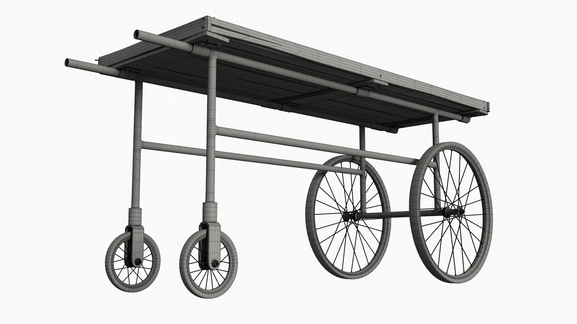 Old gurney vol1 3D model_8