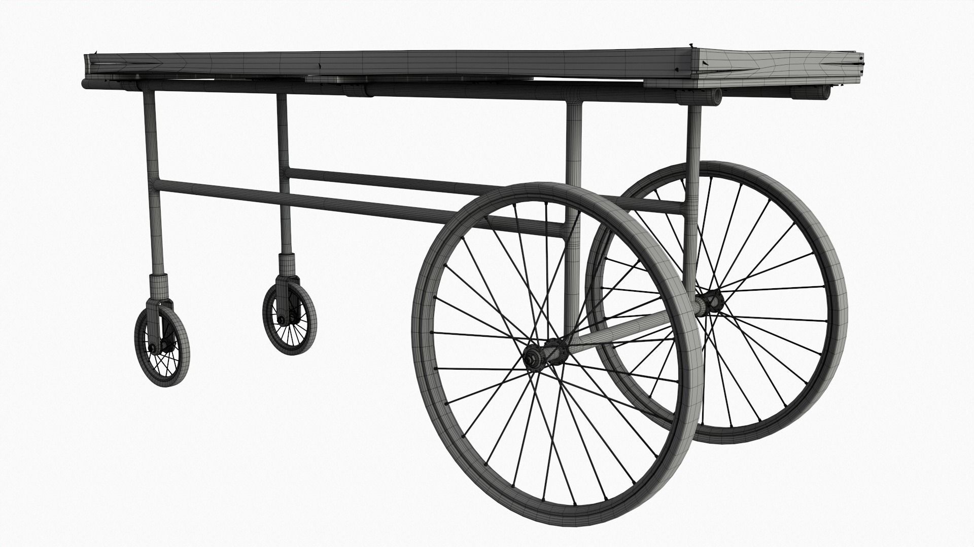 Old gurney vol1 3D model_10