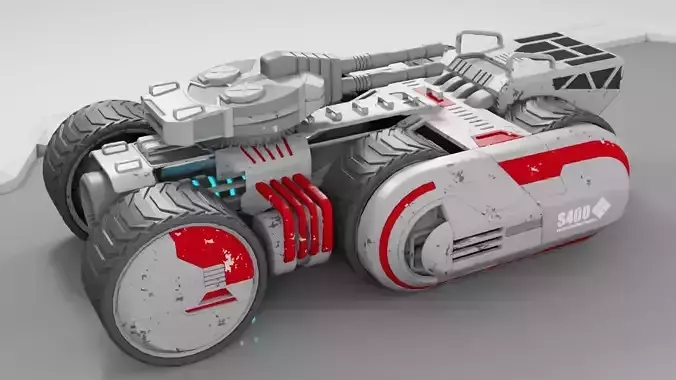 sci-fi military vehicle