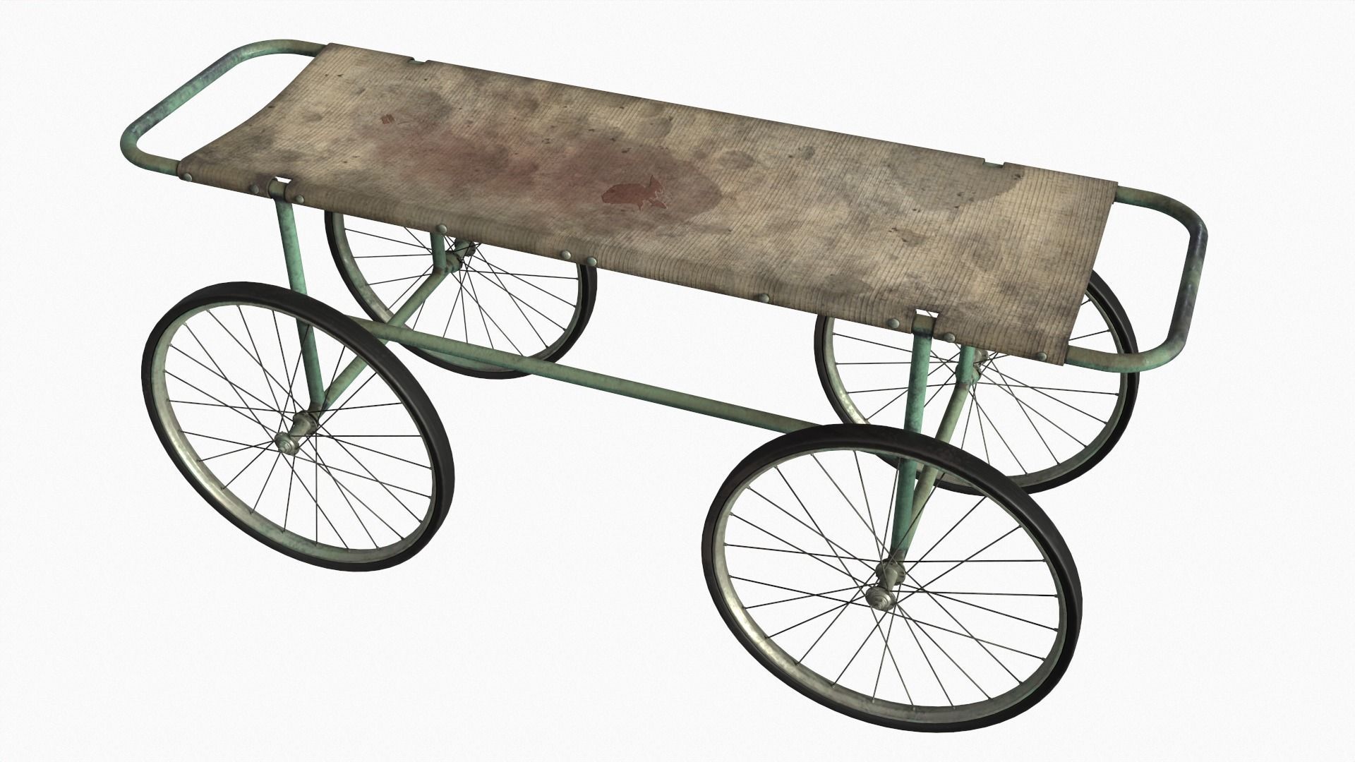 Old gurney vol3 3D model_2