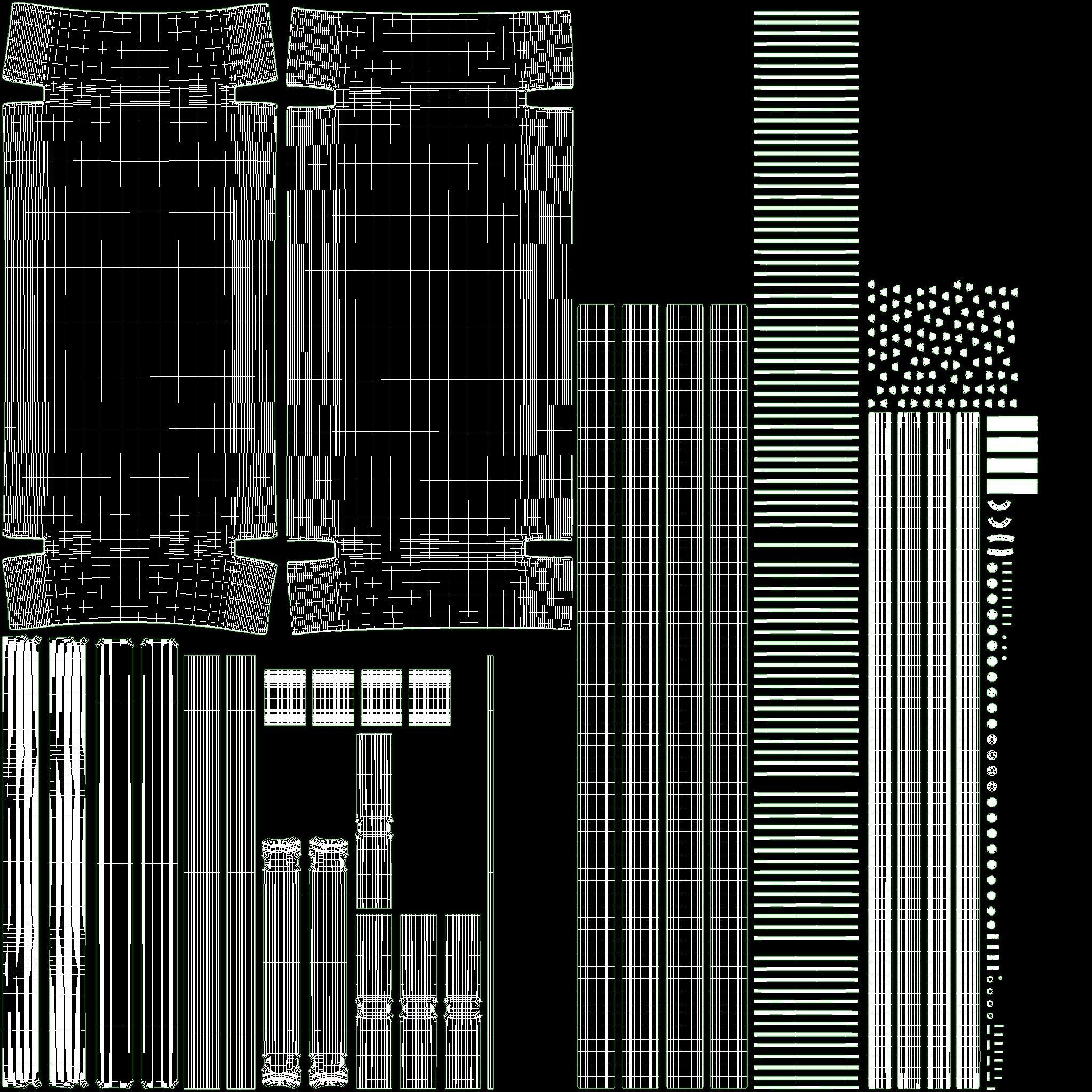 Old gurney vol3 3D model_7