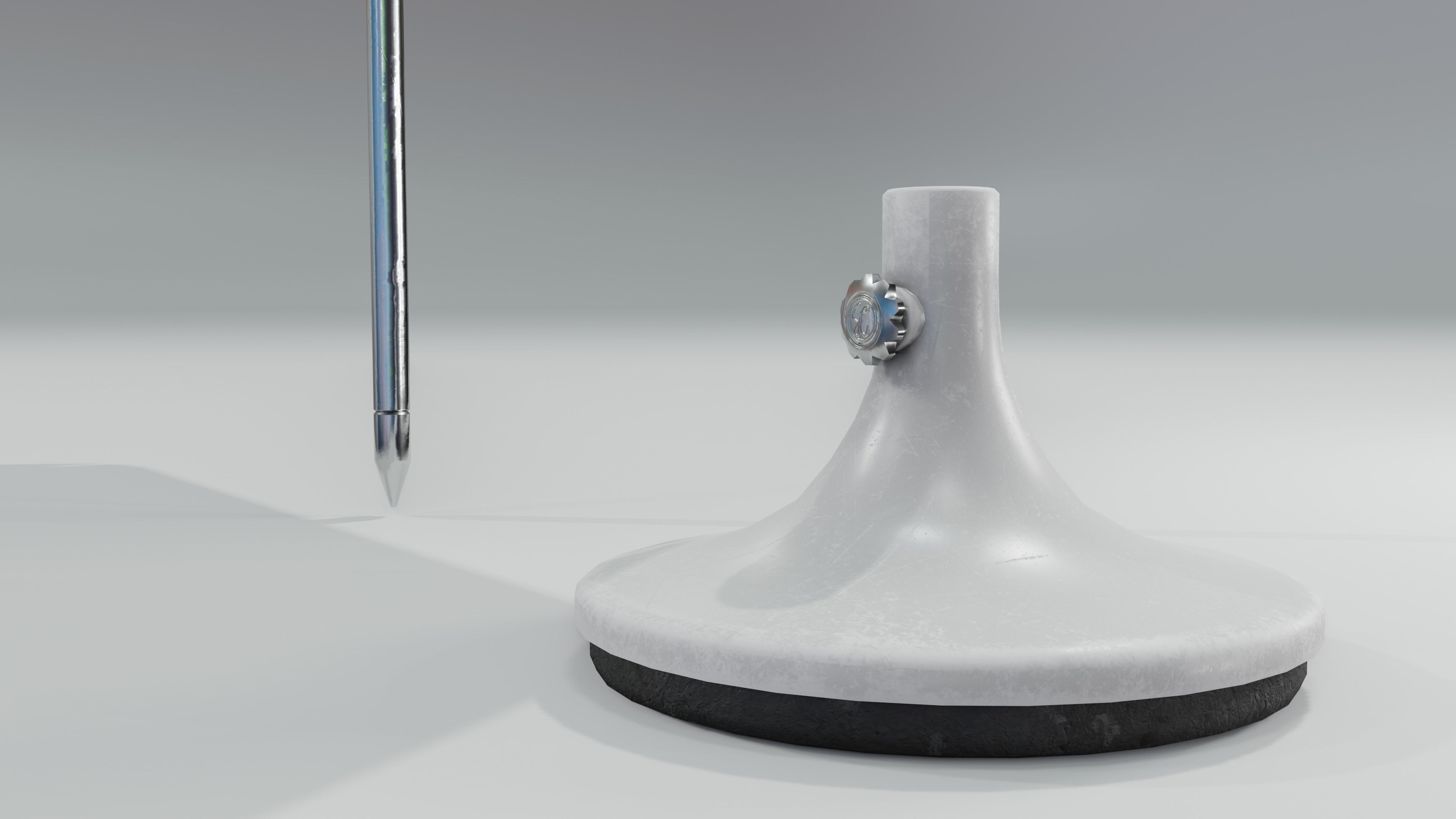 Sunshade umbrella Low-poly 3D model_18