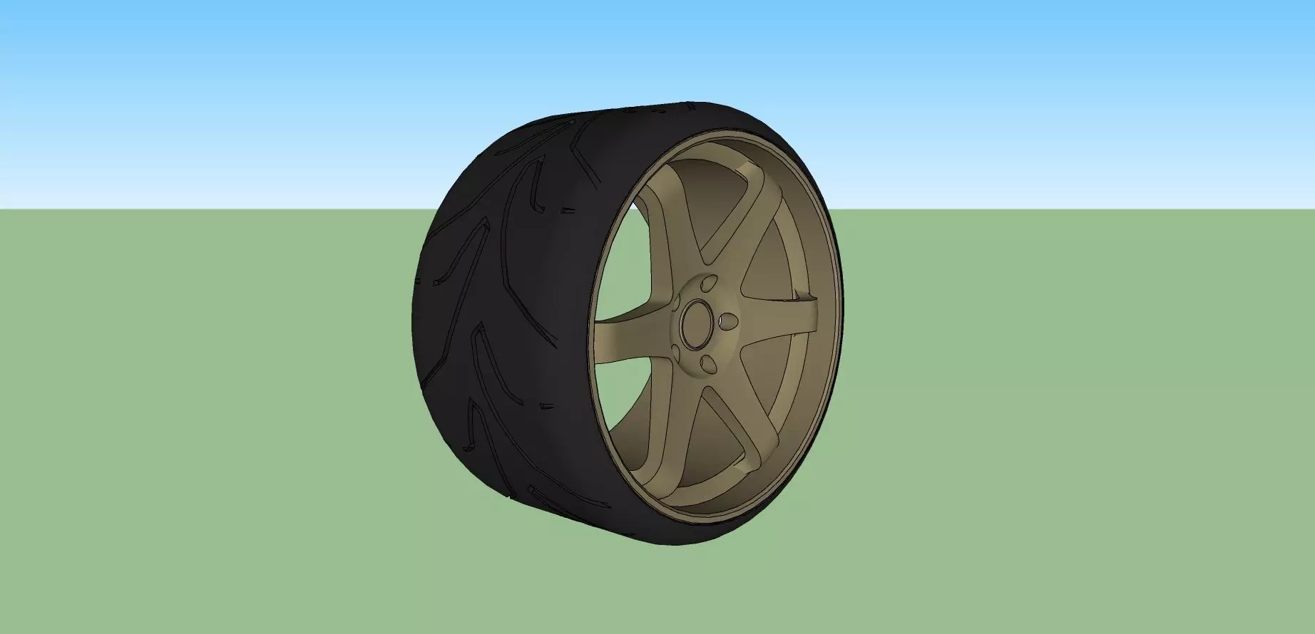 Volk rays Rim Free 3D model