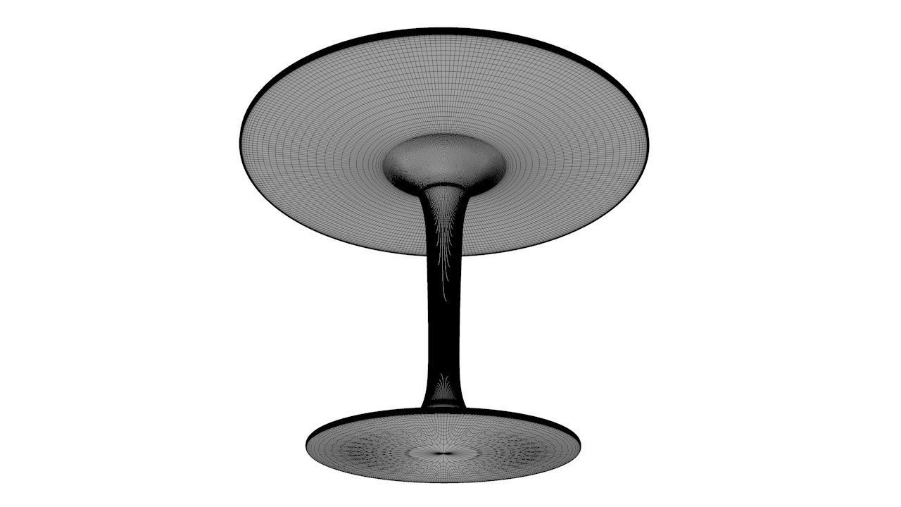 Table Round IKEA DOCKSTA 3D model_5