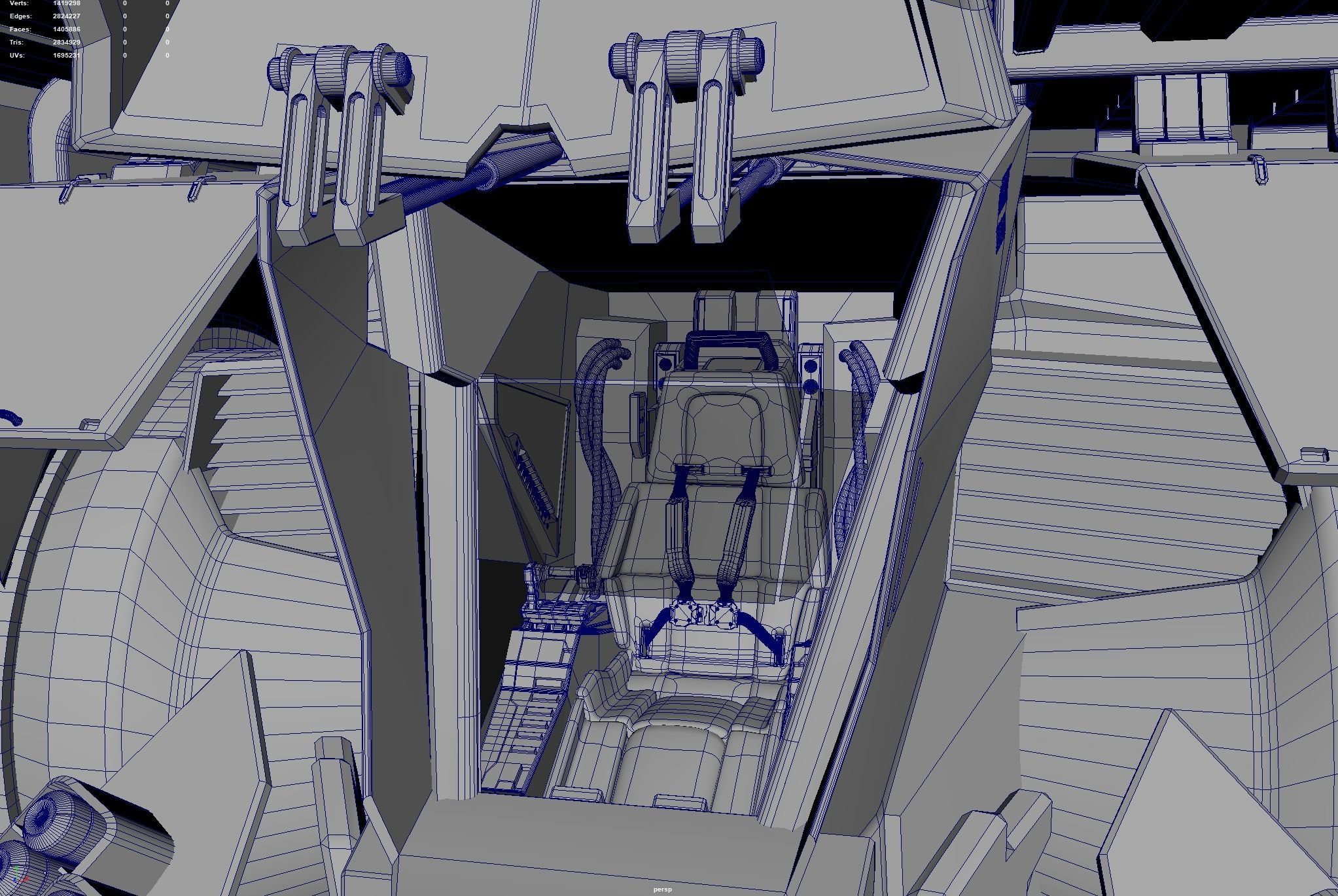 Assault Mech CH-01 3D model_13