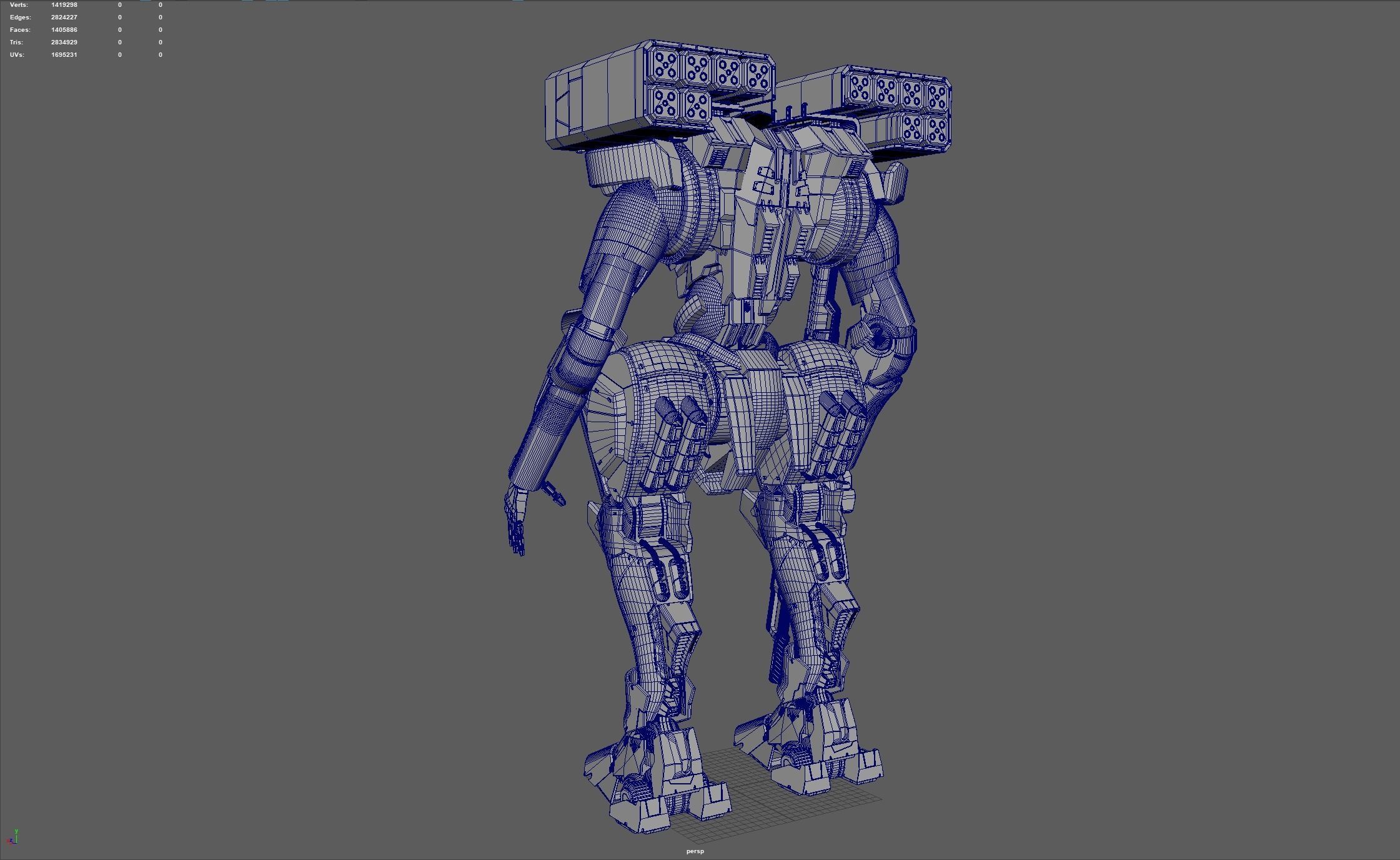 Assault Mech CH-01 3D model_7