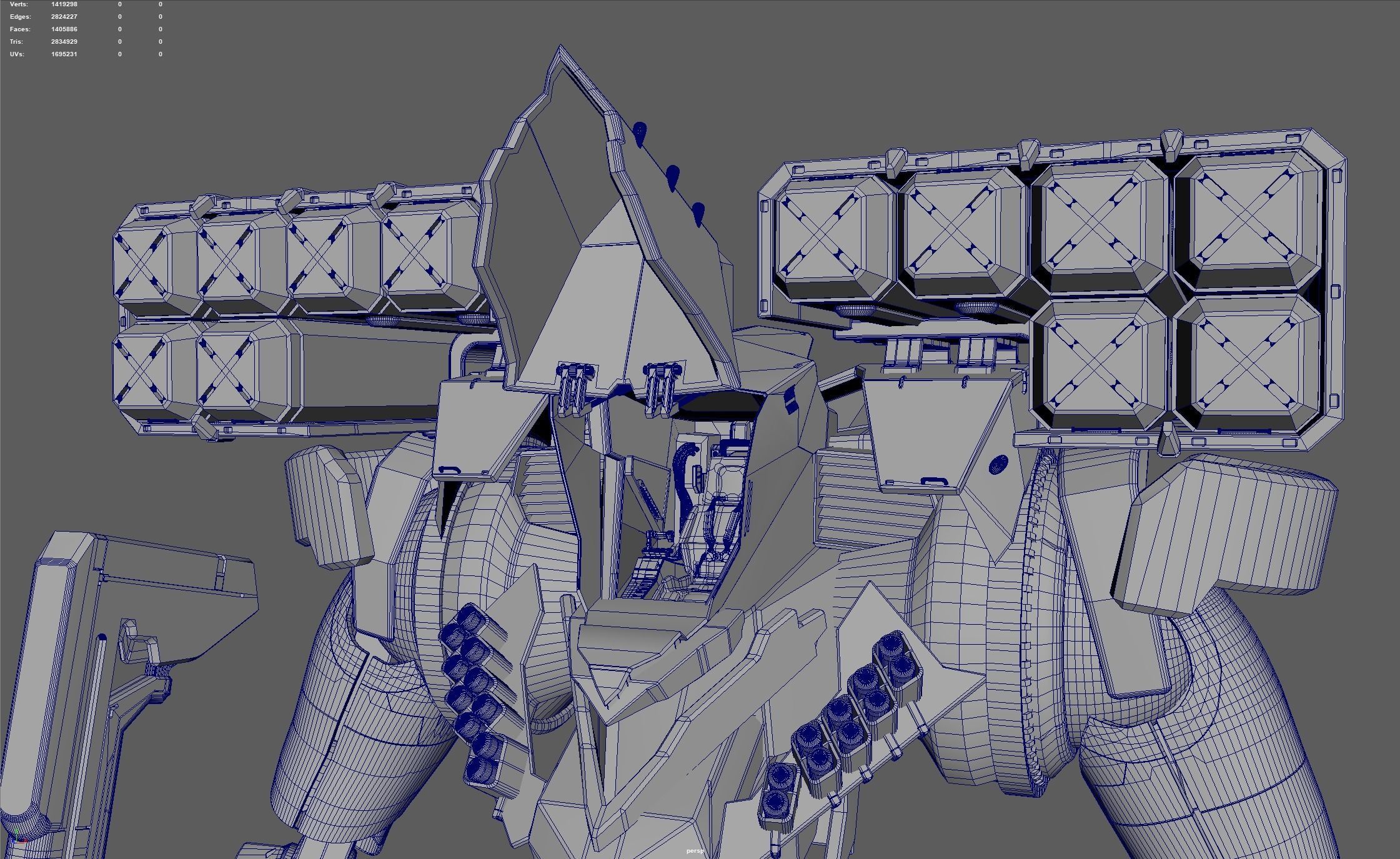 Assault Mech CH-01 3D model_9
