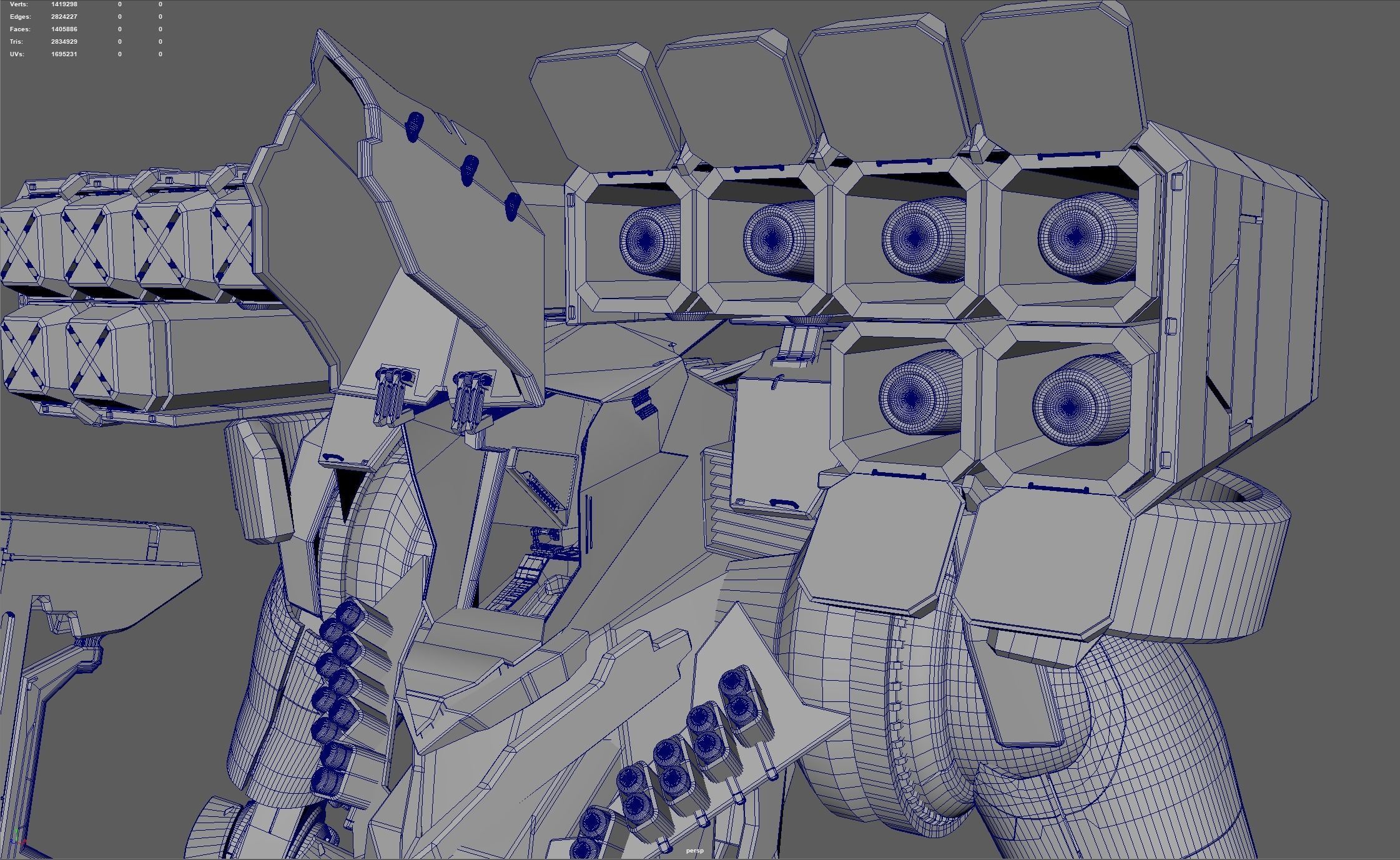 Assault Mech CH-01 3D model_11
