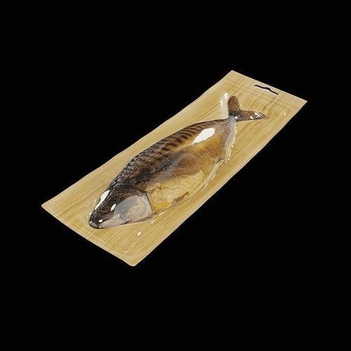 Mackerel Smoked 3D model 4