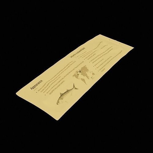 Mackerel Smoked 3D model 7