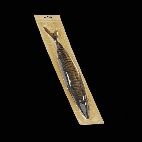 Mackerel Smoked 3D model 2