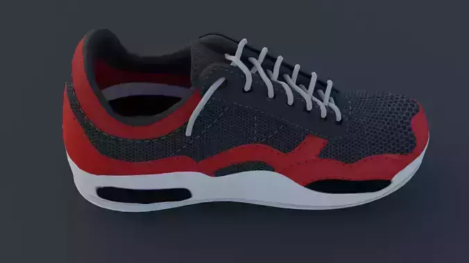Sneaker Low-poly