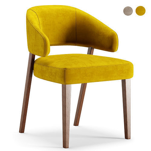 KAYA DINING CHAIR Low-poly 3D model