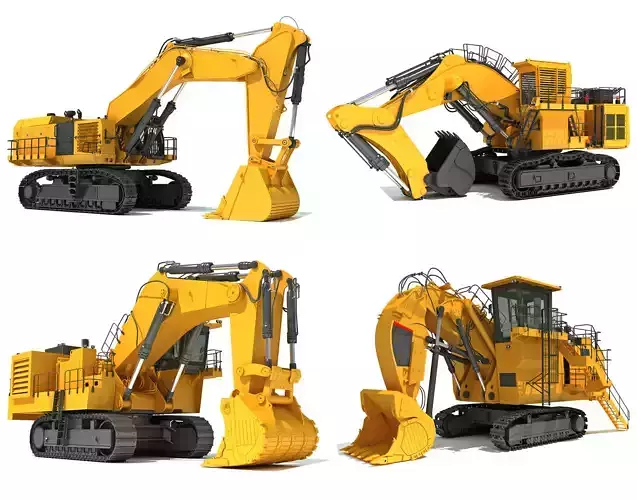 Mining Excavator Shovel Collection 
