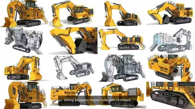 Mining Excavator Shovel Collection