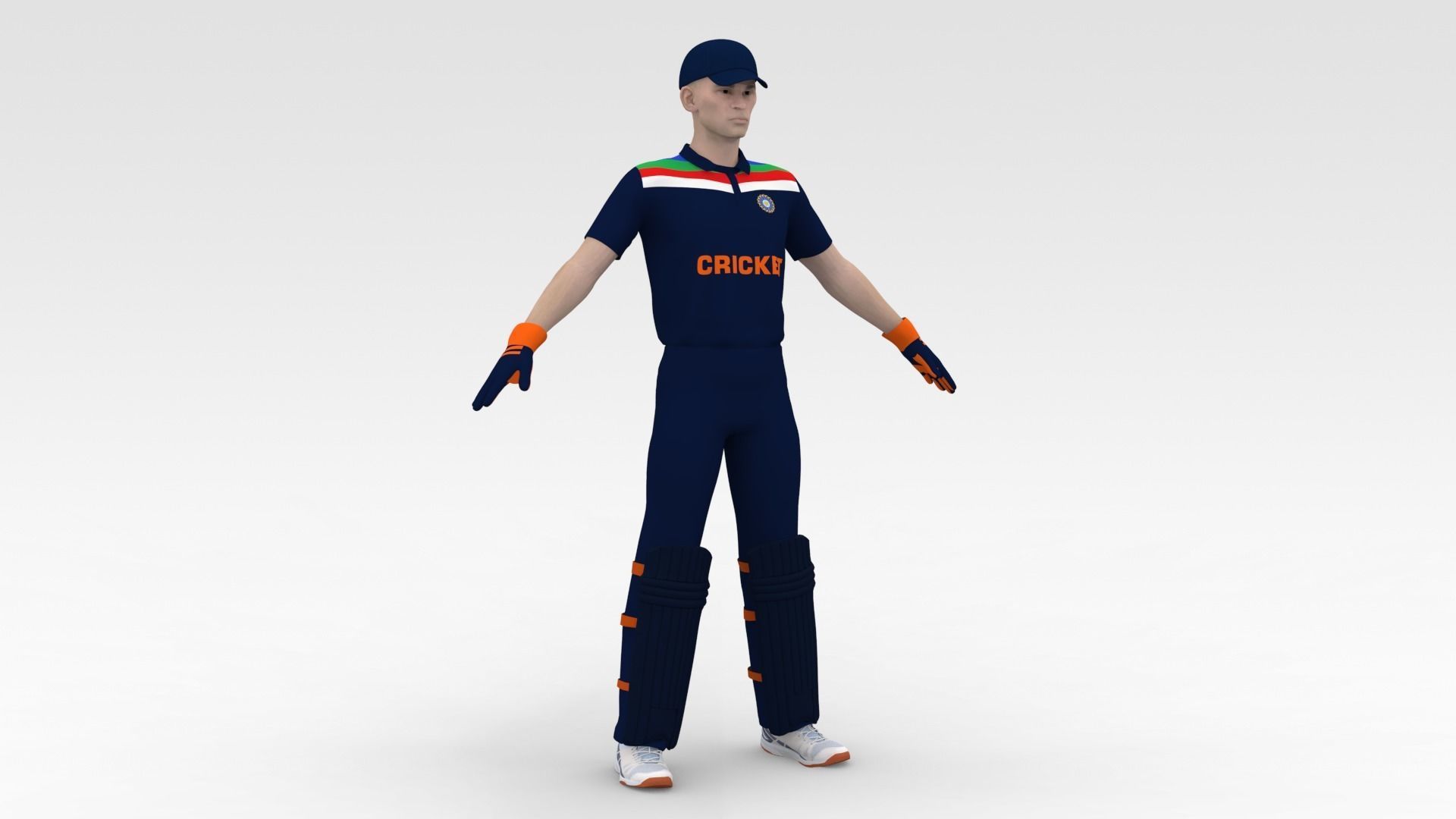 Cricket Wicket Keeper V1 3D model_5