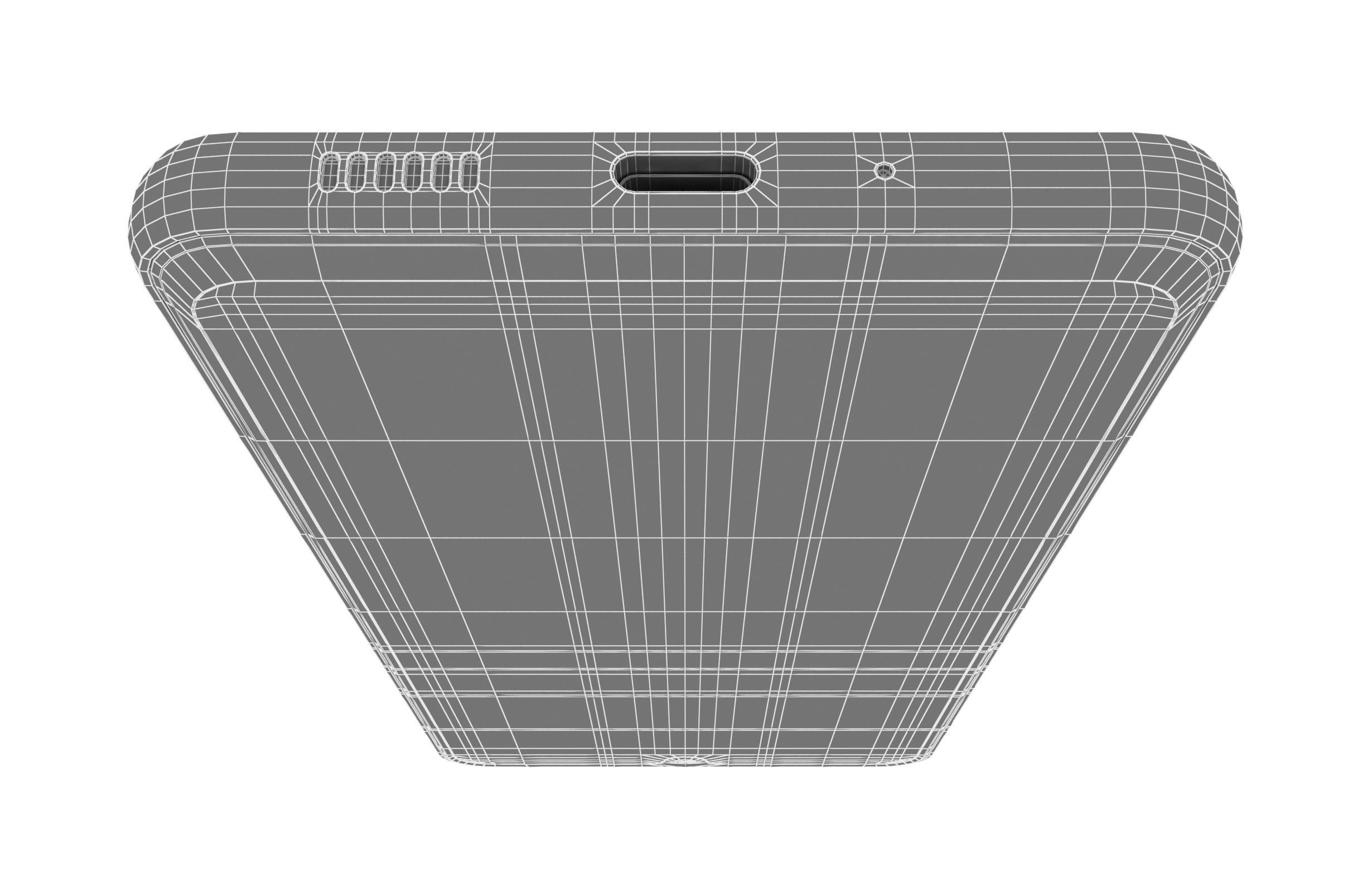 Samsung Galaxy A33 5G Blue Low-poly 3D model_25