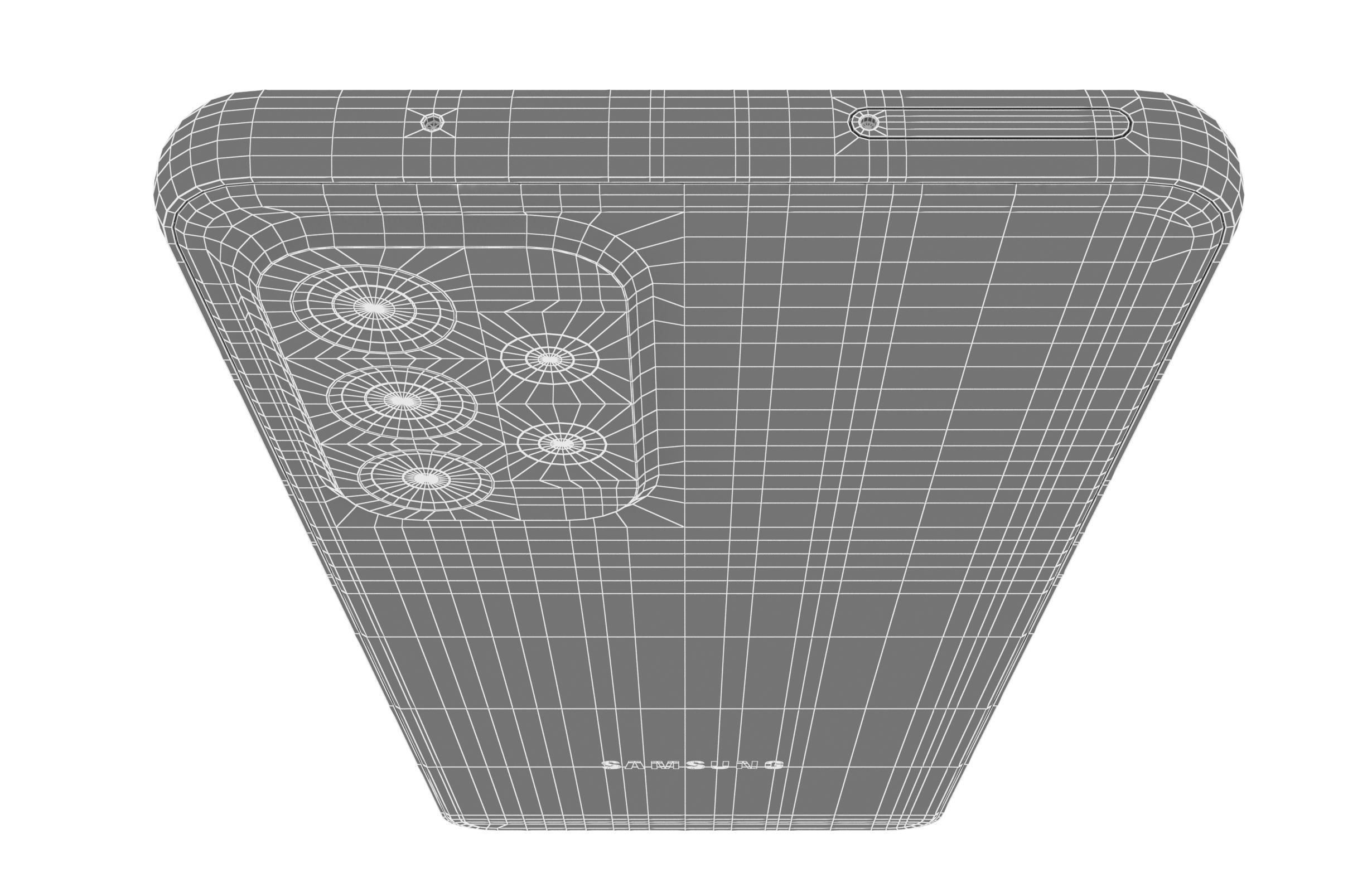 Samsung Galaxy A33 5G Blue Low-poly 3D model_24