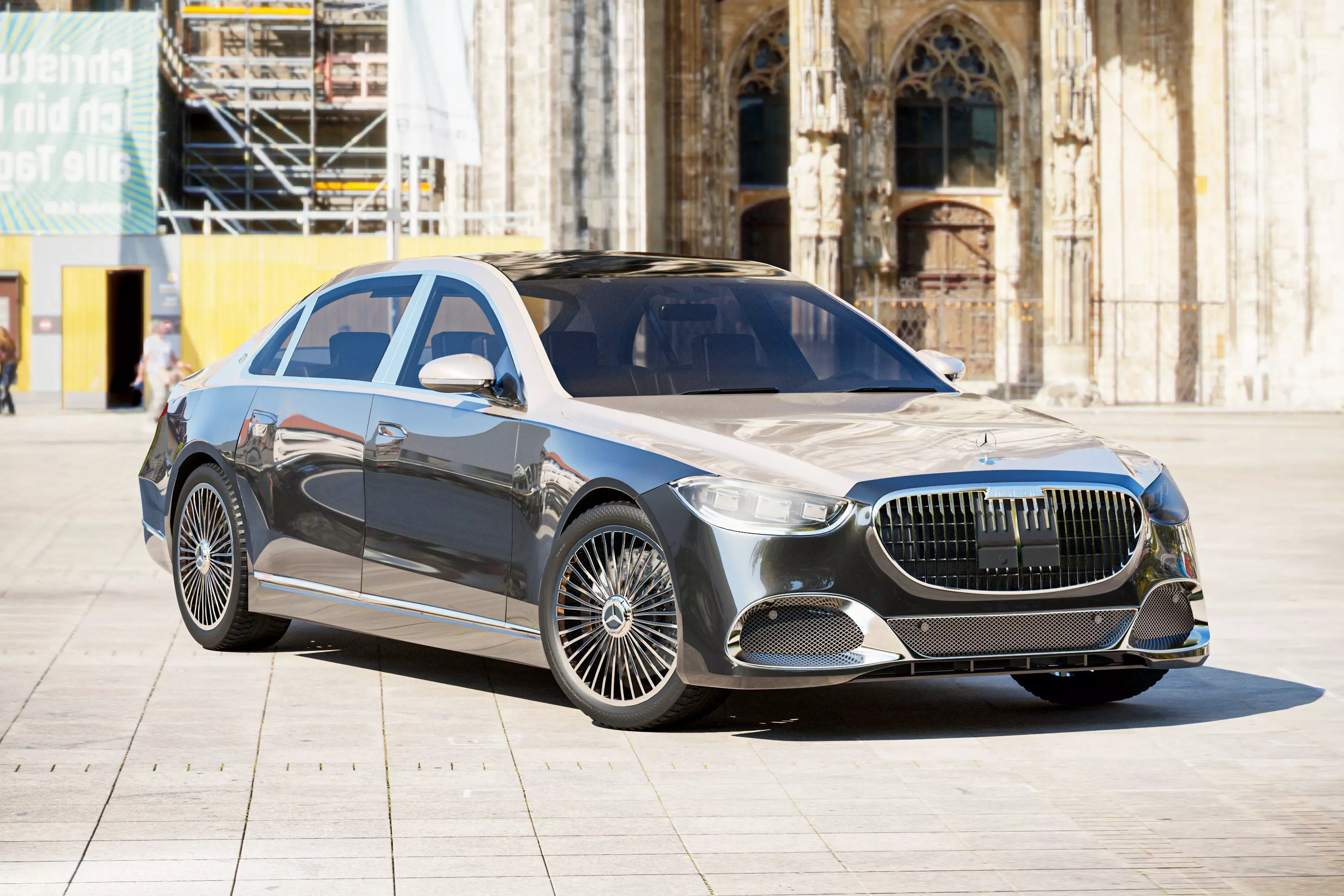 MercedesBenz SClass Maybach 2021 3D model