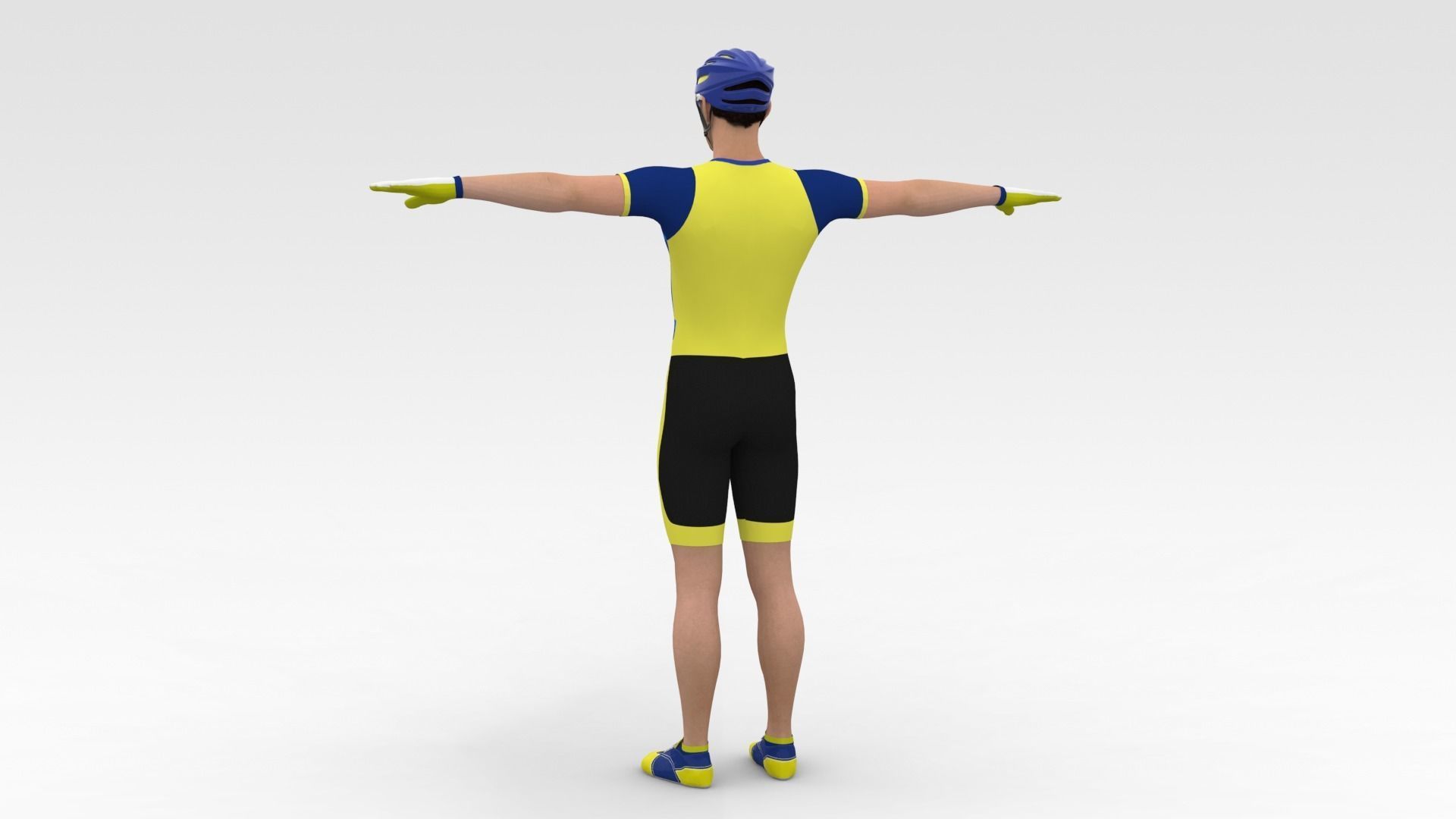 Cyclist 02 3D model_3