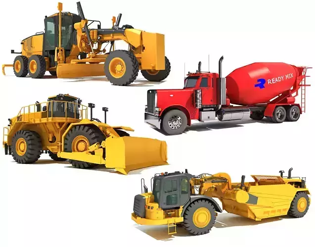 Heavy Construction Machinery Collection 
