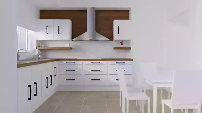 kitchen- sketchup  3D model