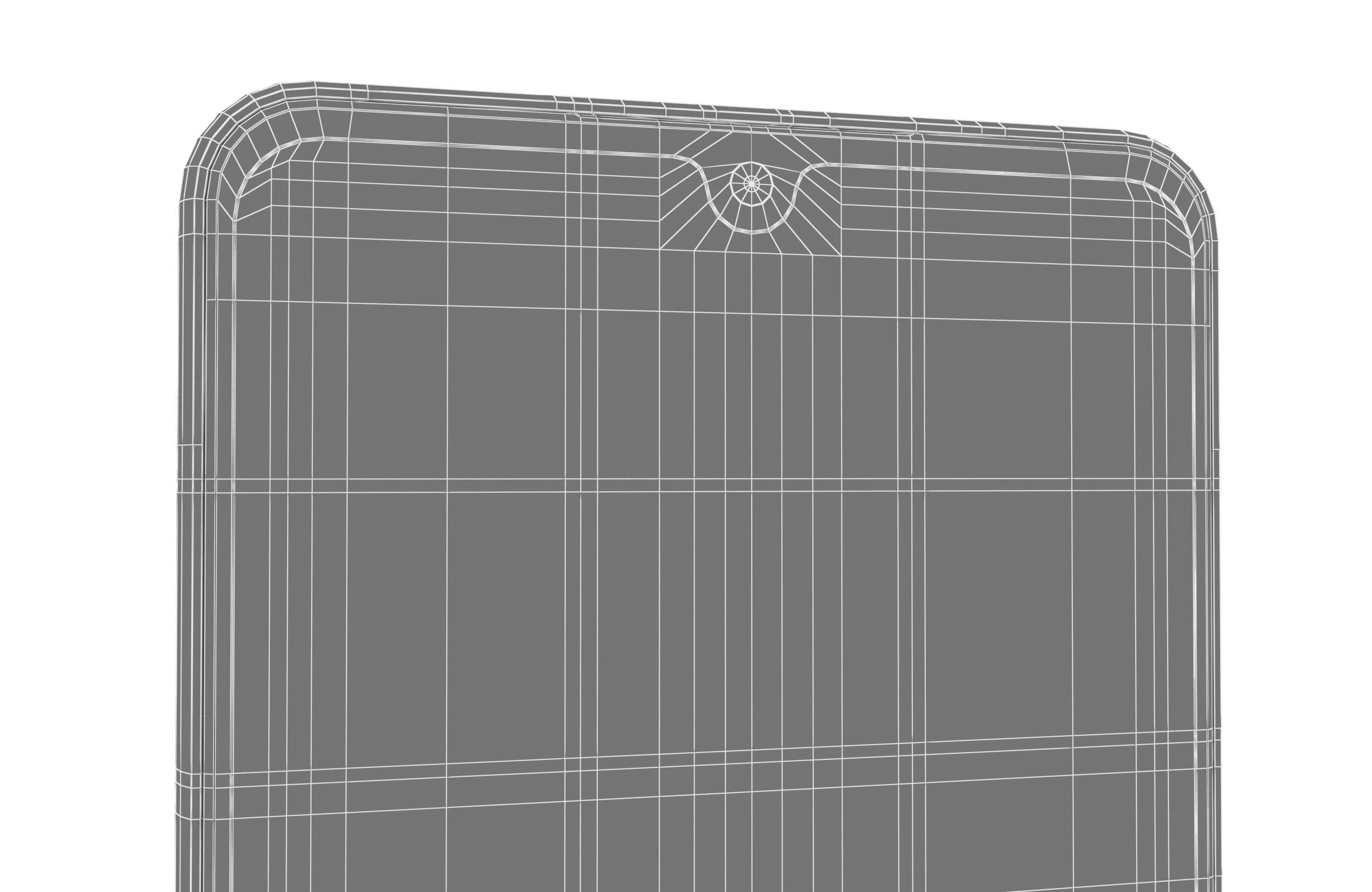 Samsung Galaxy A33 5G White Low-poly 3D model_18